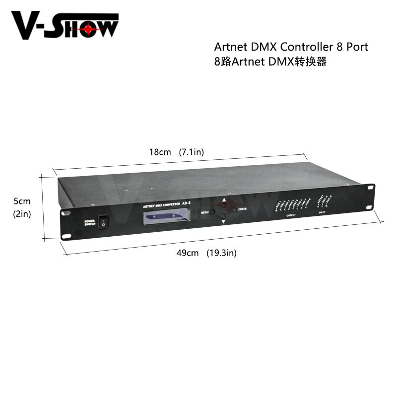 V-show Artnet Dmx   DMX , RDM sACN 8 ..